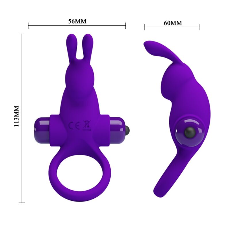 For Vibratorring I Kaninchen für Lila Penis