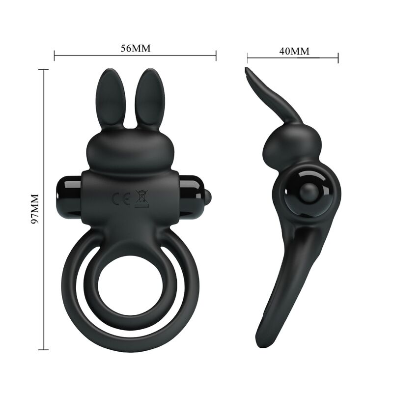 For Vibrator Iii Kaninchenring für Schwarzen Penis
