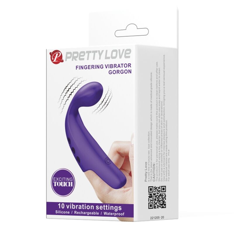 Fun Toys Pretty Love - Gorgon Purple Wiederaufladbarer Fingervibrator