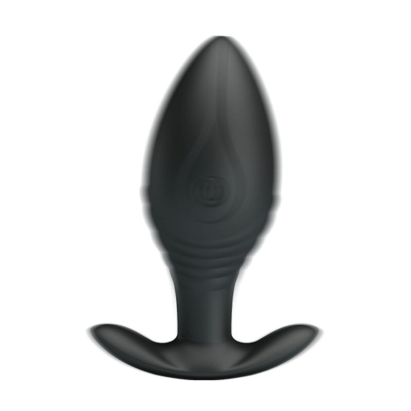 Remote Regina Anal Plug Wiederaufladbarer Vibrator Schwarz