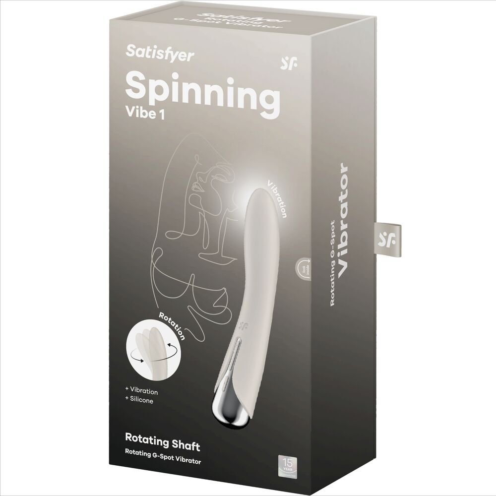 Satisfyer – Spinning Vibe 1 G-Spot Beige Rotator Vibrator