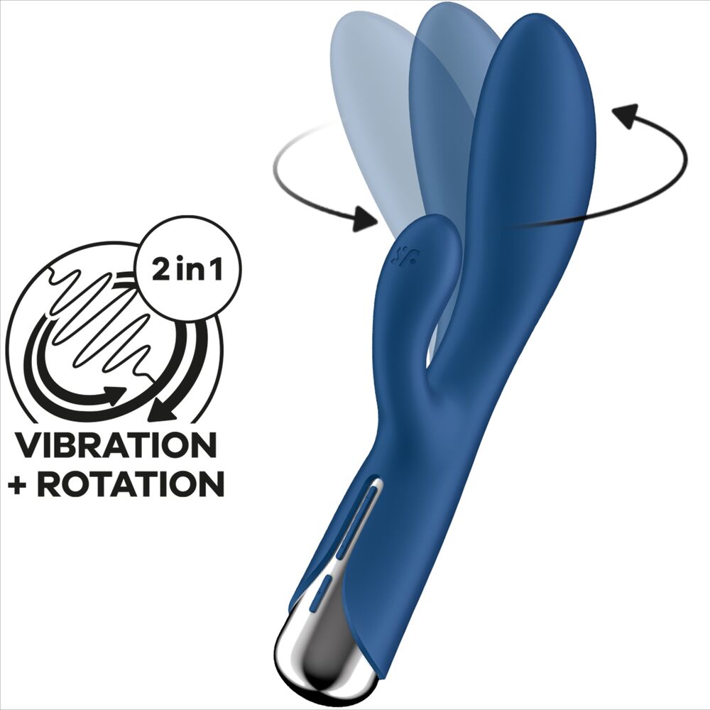 Satisfyer – Spinning Rabbit 1 Klitoris und G-Spot Stimulation Blau