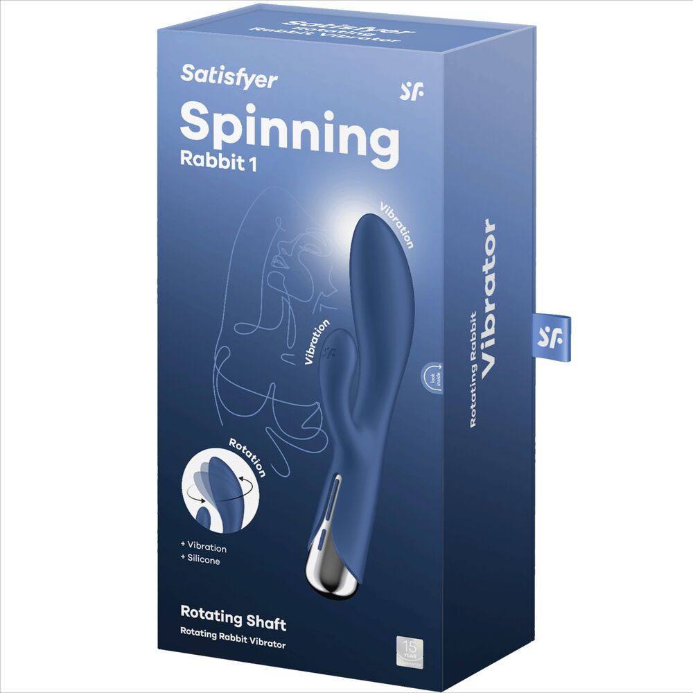 Satisfyer – Spinning Rabbit 1 Klitoris und G-Spot Stimulation Blau