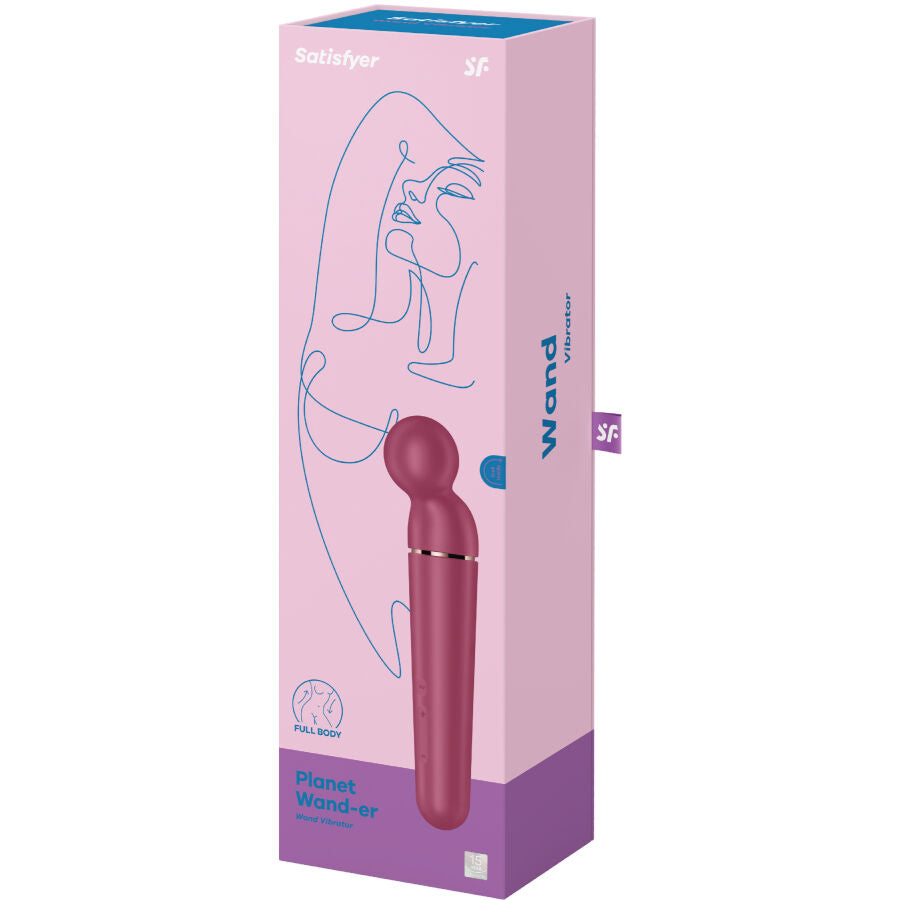 Satisfyer – Planet Wand-Er Vibrator Massager Berry