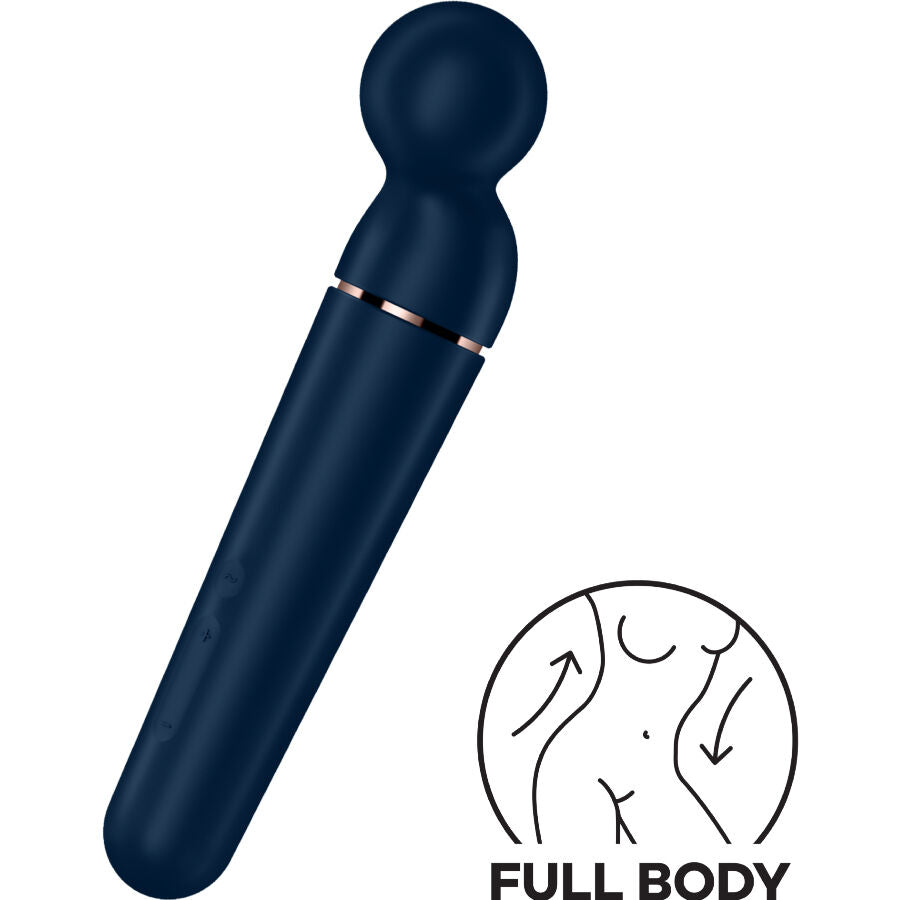 Satisfyer – Planet Wand-Er Vibrator Massager Blau