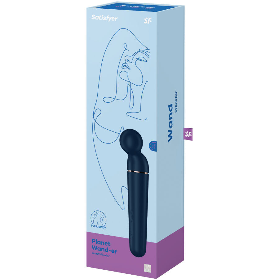 Satisfyer – Planet Wand-Er Vibrator Massager Blau