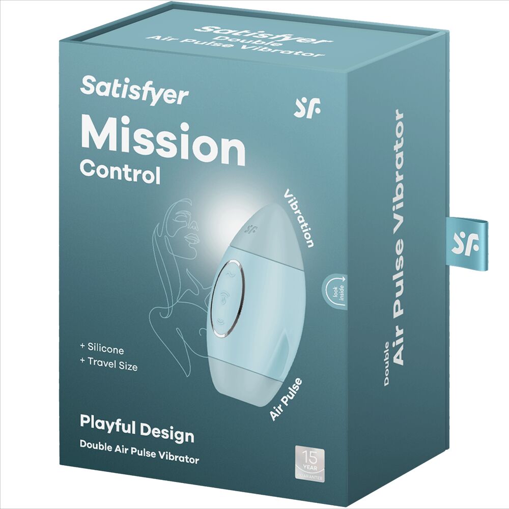 Satisfyer – Mission Control Blauer Kleiner Doppelimpuls Vibrator