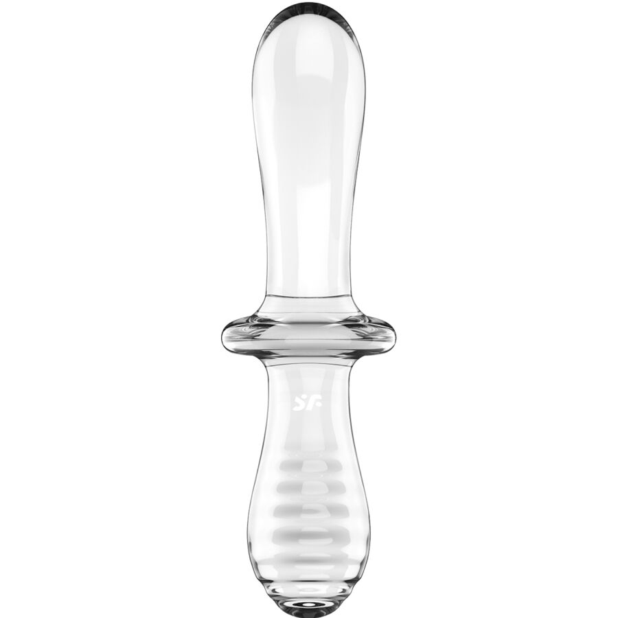 Satisfyer – Doppel Kristall Dildo Transparent