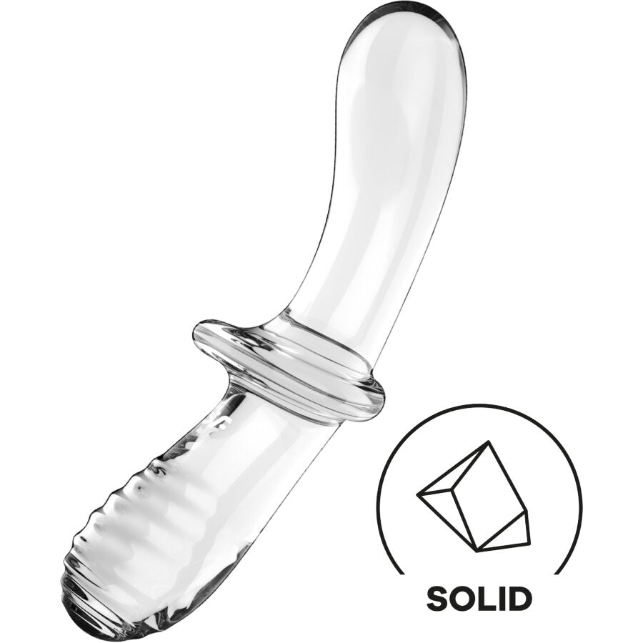 Satisfyer – Doppel Kristall Dildo Transparent