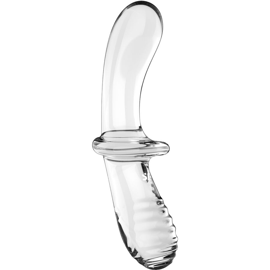 Satisfyer – Doppel Kristall Dildo Transparent