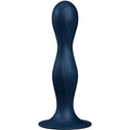 Satisfyer – Double Ball-R Silikondildo Blau