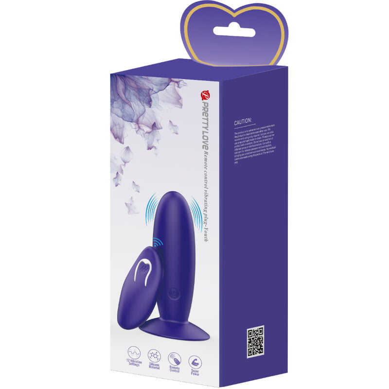 Pretty Love – Jugendplug Analvibrator mit Fernbedienung Violett