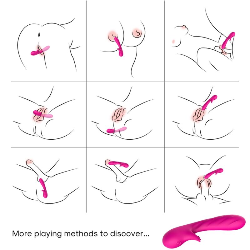 Armony – Romance Vibrator mit Stimulator Fuchsia