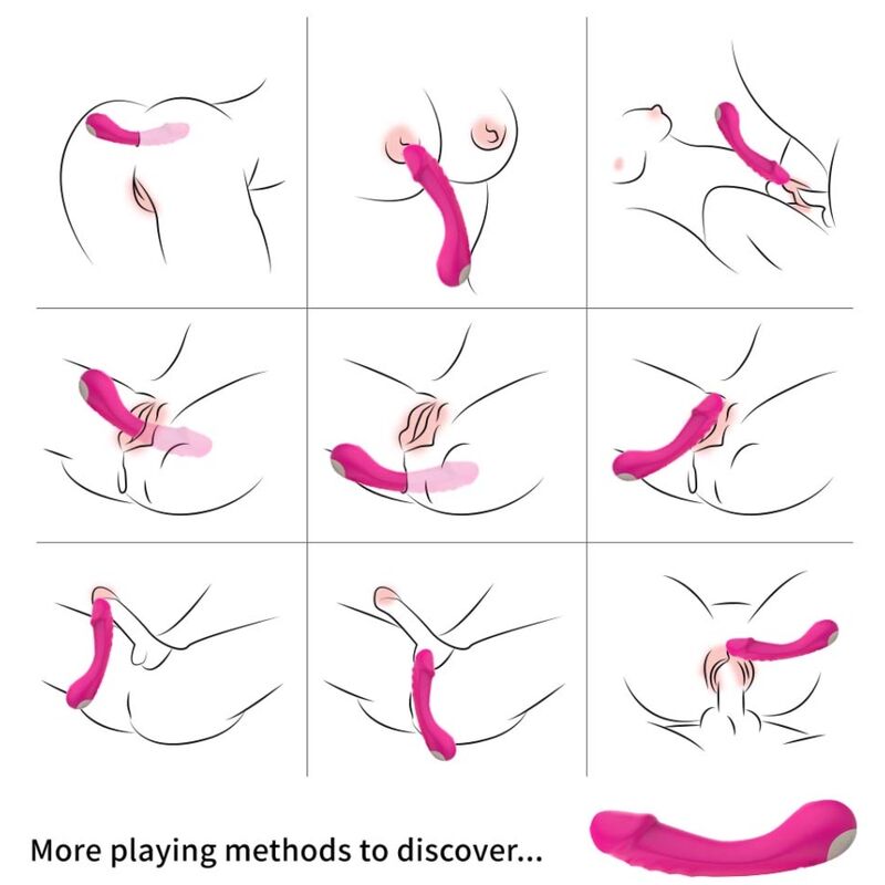 Armony – Dildo Vibrator G-Spot Silikon Fuchsia
