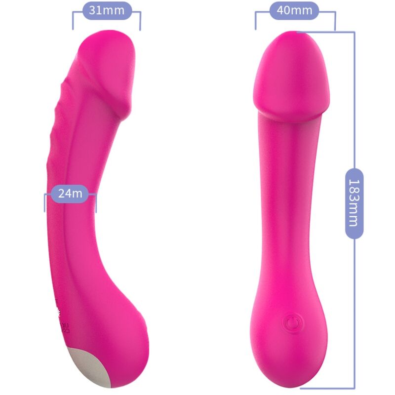 Armony – Dildo Vibrator G-Spot Silikon Fuchsia