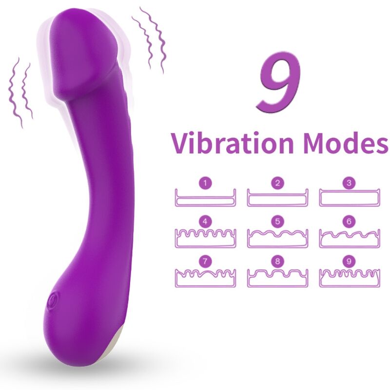 Armony – Dildo Vibrator G-Spot Silikon Lila