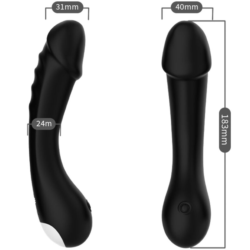 Armony – Dildo Vibrator G-Spot Silikon Schwarz