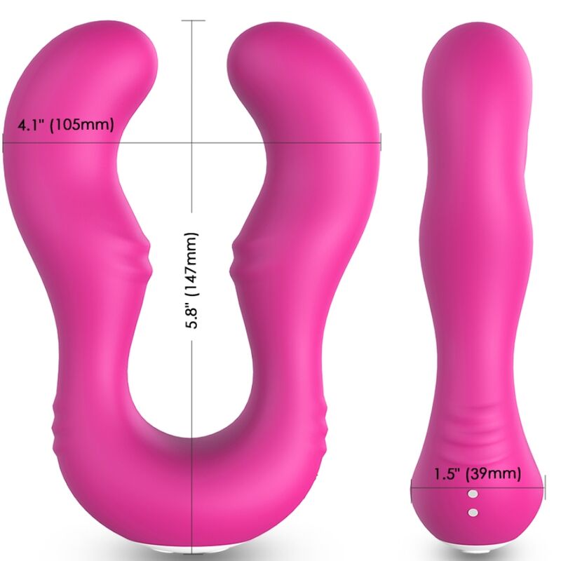 Armony – Seraph Vibrator Doppelte Fernbedienung Fuchsia