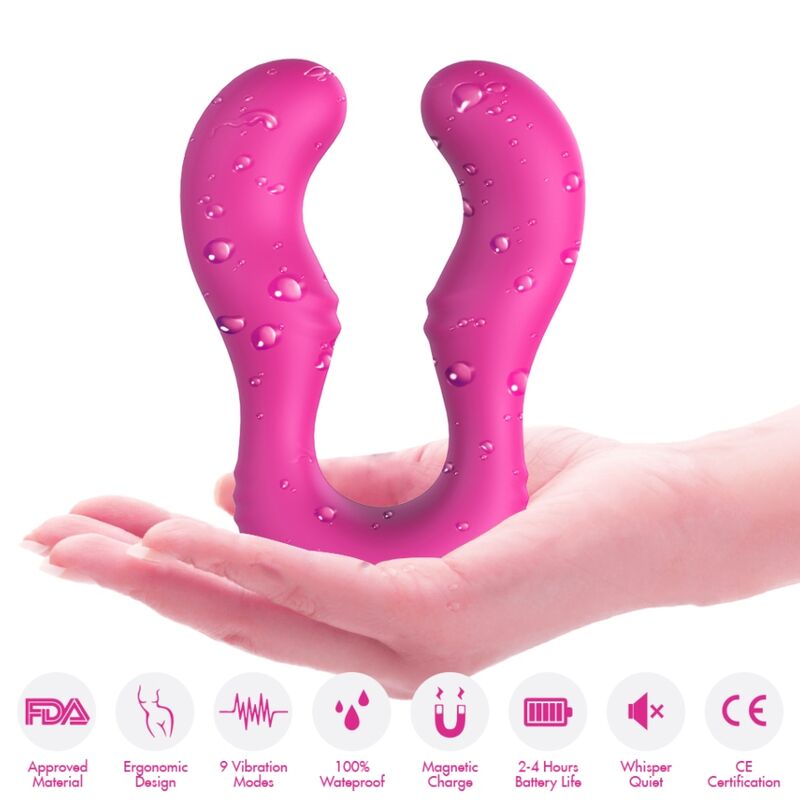 Armony – Seraph Vibrator Doppelte Fernbedienung Fuchsia