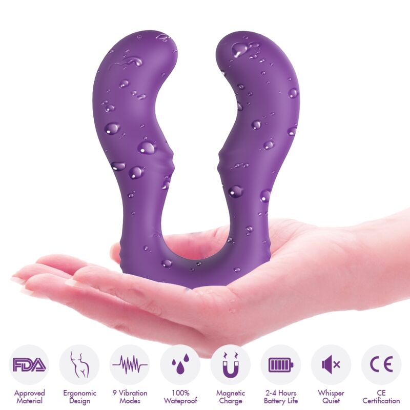 Armony – Seraph Vibrator Doppelte Fernbedienung Lila