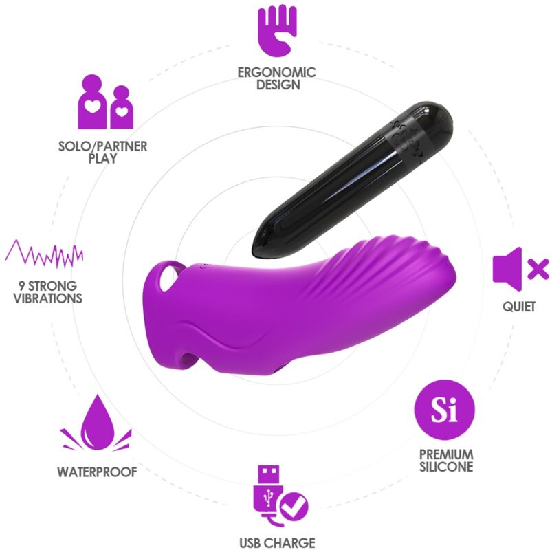 Armony – Aurora Vibrator Finger Fuchsia