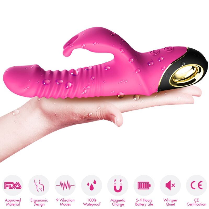 Armony – Zing Dildo Vibrator Kaninchen Fuchsia