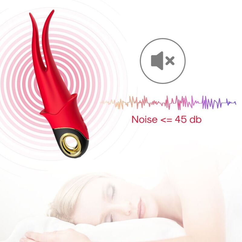 Armony – Shadow Vibrator Doppelkopf Teasing Rot