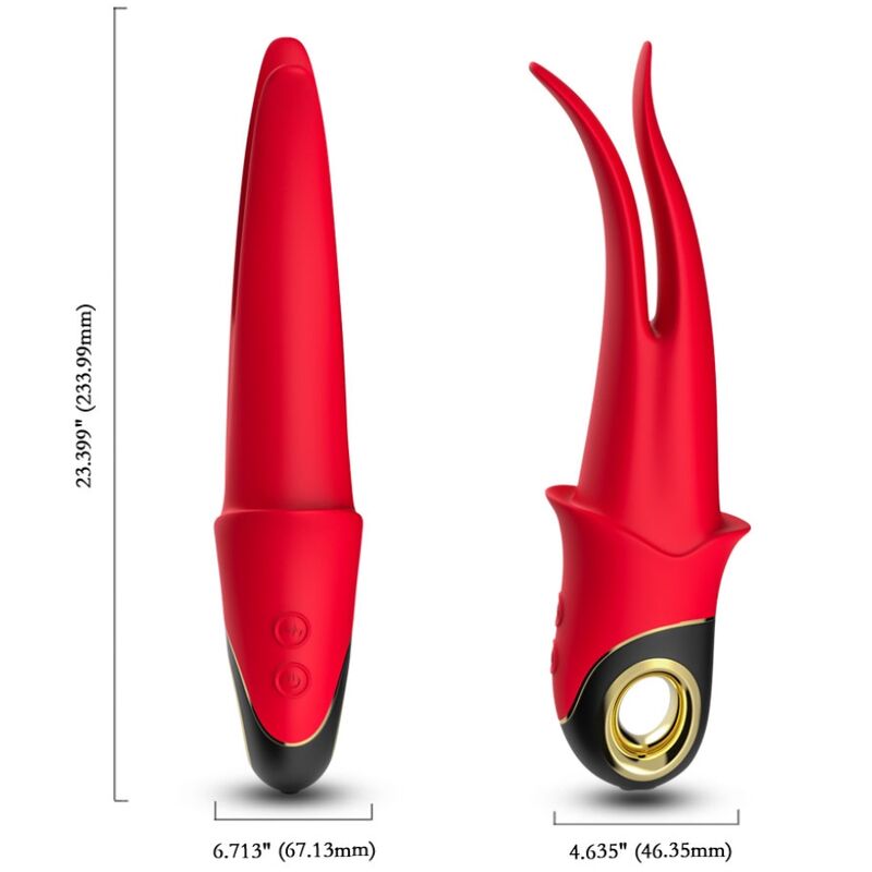 Armony – Shadow Vibrator Doppelkopf Teasing Rot
