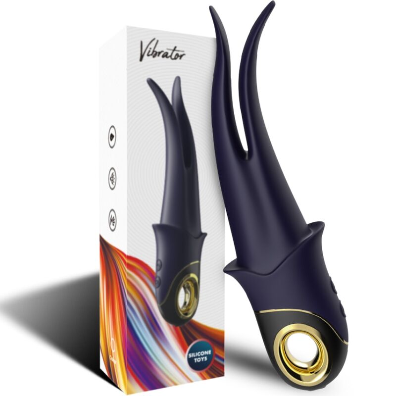 Armony – Shadow Vibrator Doppelkopf Teasing Blau