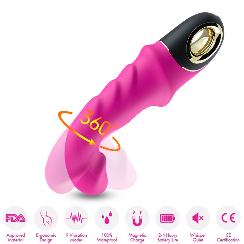 Armony – Joyblade Dildo Vibrator Rotator Fuchsia