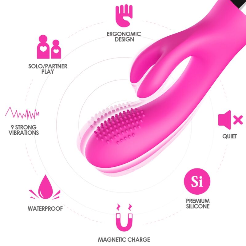 Armony – Vibrator Kaninchen Fuchsia