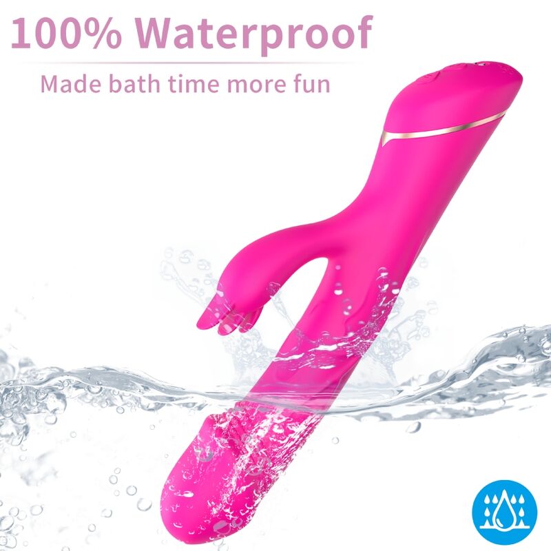 Armony Dildo Vibrator Kaninchen Silikon Fuchsia