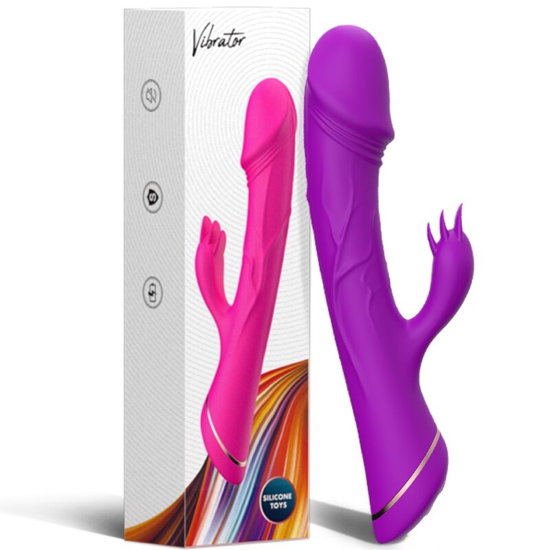 Armony Dildo Vibrator Kaninchen Silikon Lila
