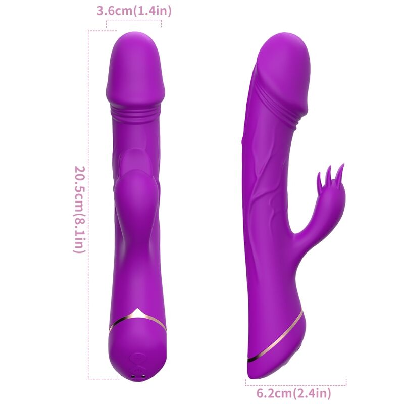 Armony Dildo Vibrator Kaninchen Silikon Lila
