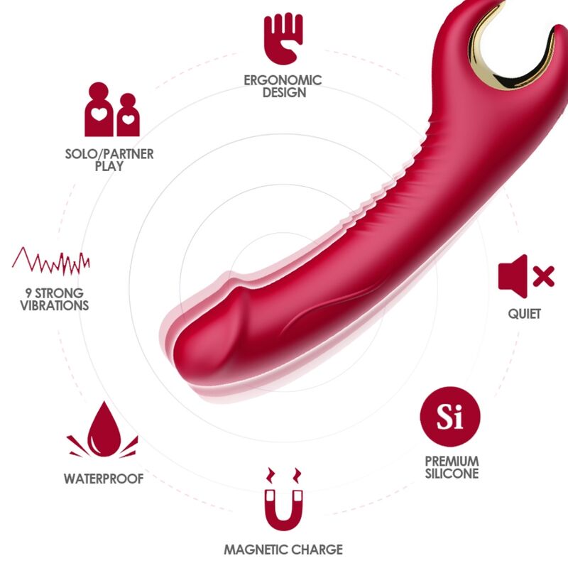 Armony Prince Dildo Vibrator & Rotator Rot
