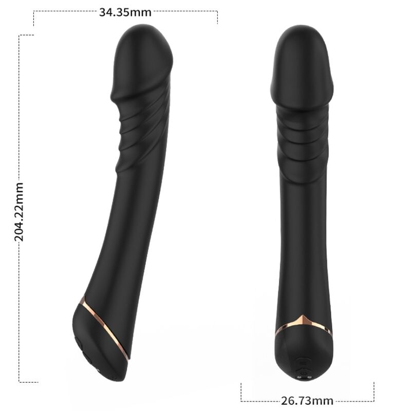 Armony Dildo Vibrator Silikon Schwarz