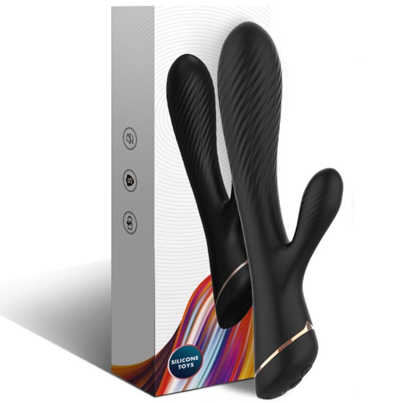 Armony Vibrator Kaninchen Silikon Schwarz