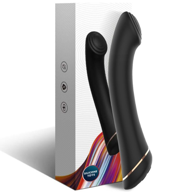 Armony Vibrator Faltkopf Silikon Schwarz