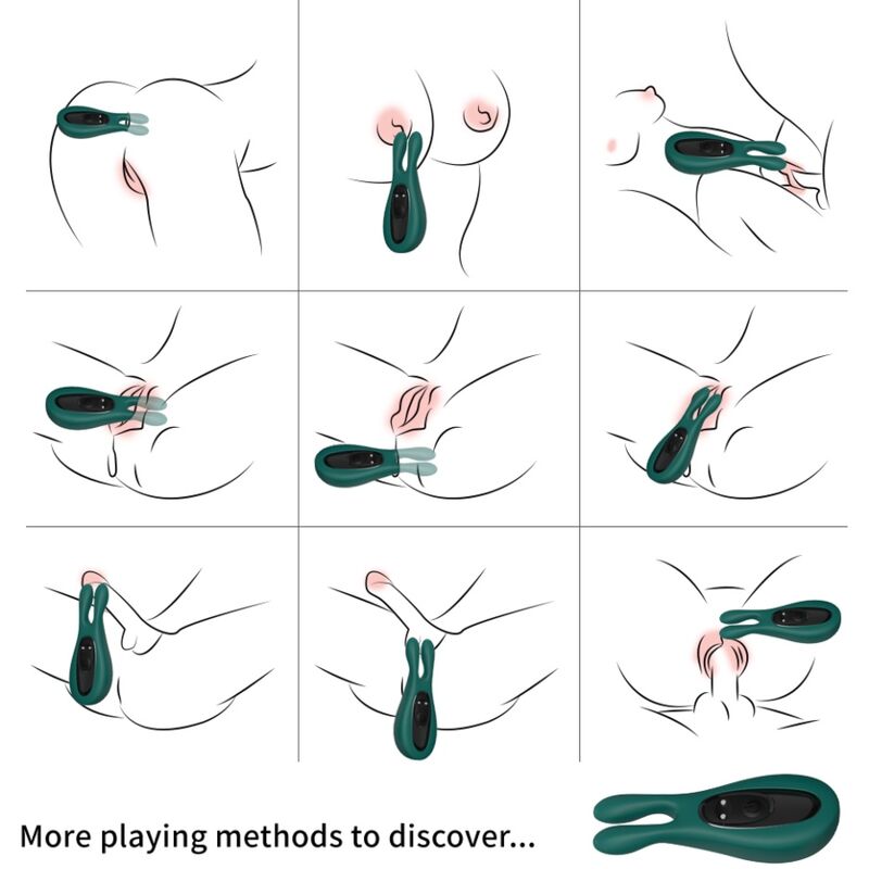 Armony Stimulator & Vibrator Kaninchen Grün
