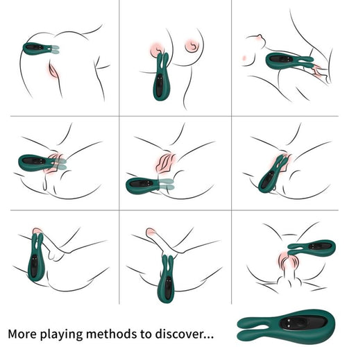 Armony Stimulator & Vibrator Kaninchen Grün