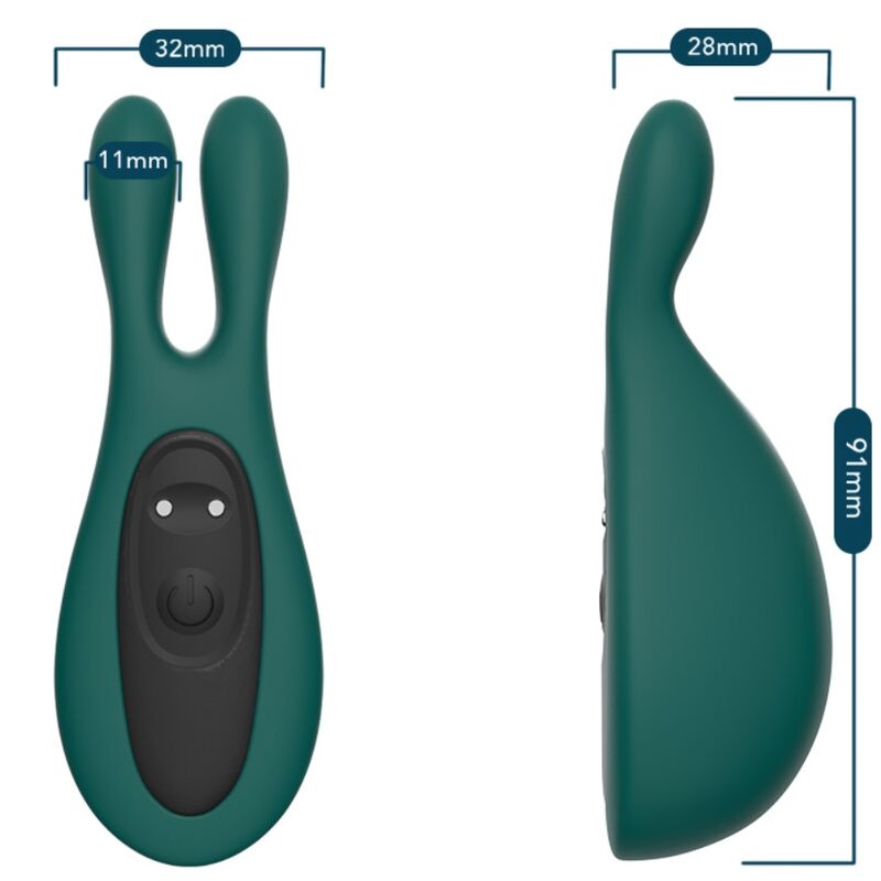 Armony Stimulator & Vibrator Kaninchen Grün