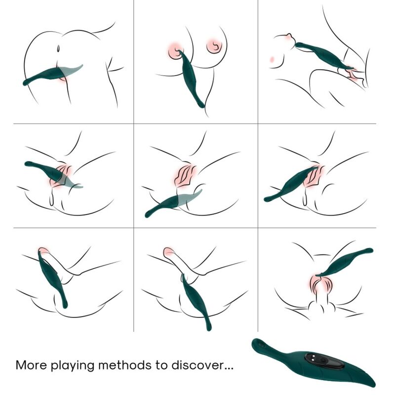 Armony Stimulator & Vibrator Blattgrün