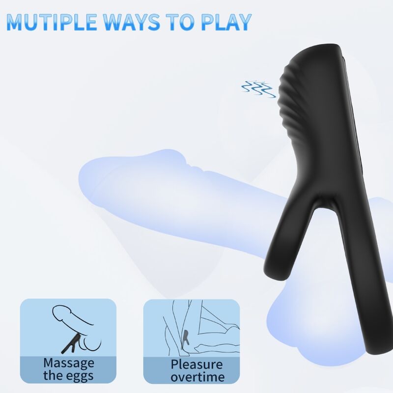 Armony – Doppelringvibrator Schwarz