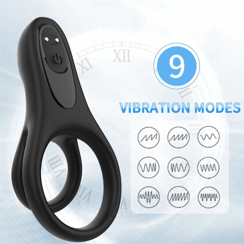 Armony – Doppelringvibrator Schwarz