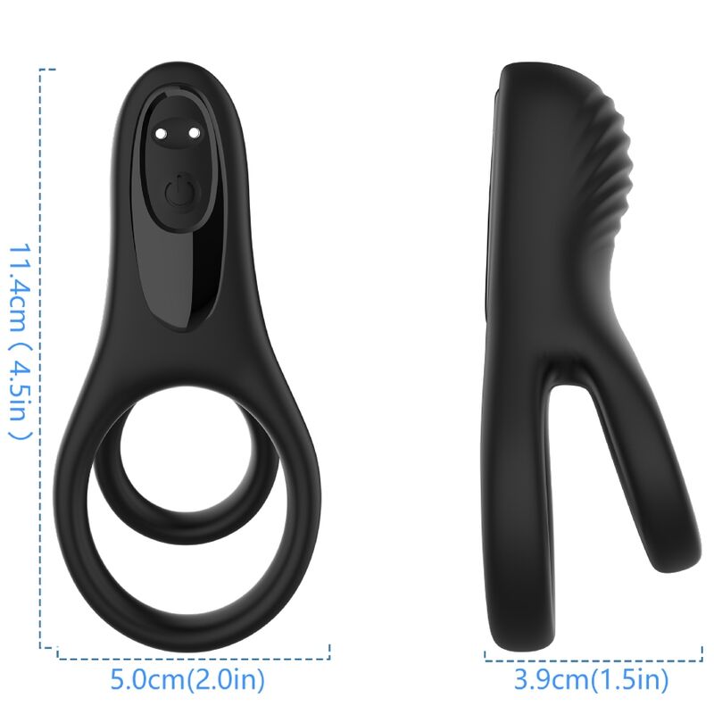Armony – Doppelringvibrator Schwarz
