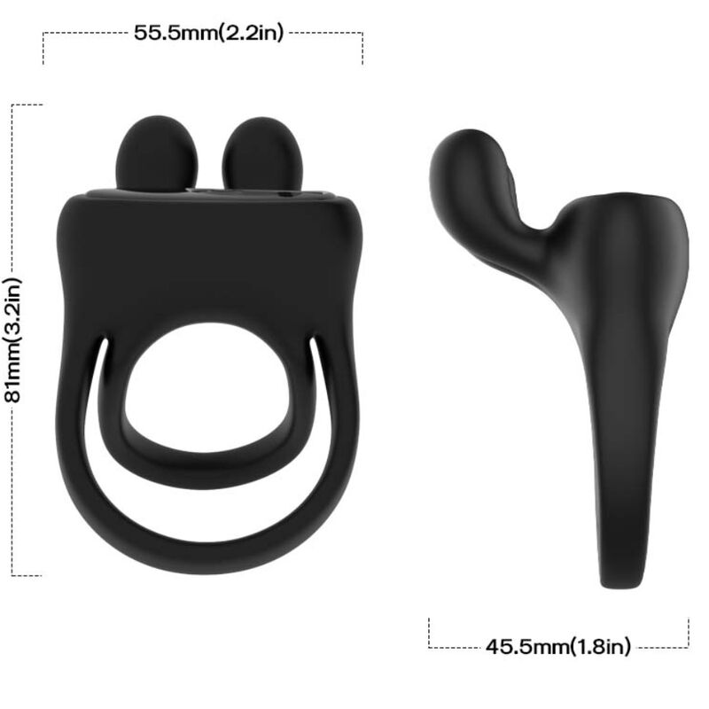Armony – Ringvibrator Kaninchen Schwarz