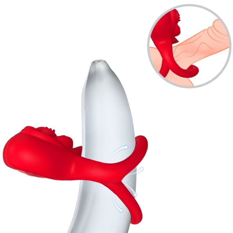 Armony – Ringvibrator Herz Rot