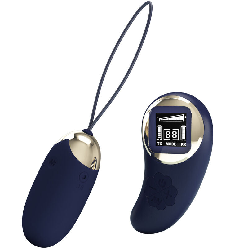 Pretty Love – Mina Vibrierendes Ei mit Fernbedienung Blau