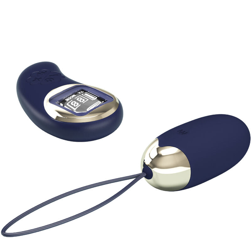 Pretty Love – Mina Vibrierendes Ei mit Fernbedienung Blau