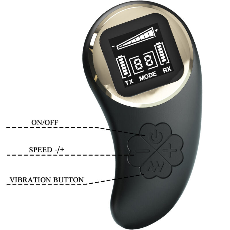 Pretty Love – Nathan Double Pleasure Vibrator mit Fernbedienung